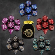 Zestawy kości i akcesoria RPG - D&D różne wzory