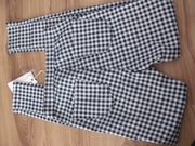 spodnie GLAMOROUS w kratę  r. S jeans skinn