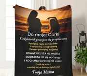 Nowy duży koc od Mamy dla córki Polski tekst 200x150