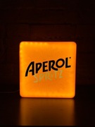 Aperol Spritz lampka 20 cm logo LED USB z włącznikiem, wydruk 3D