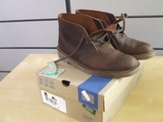 CLARKS desert boots dark brown r. 44, otholite