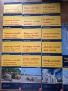 Łotwa 1:75 000 mapy 16 szt. Latwijas novadi+ gratis