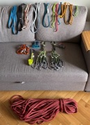 kompletny zestaw wspinaczkowy, b.dobry stan