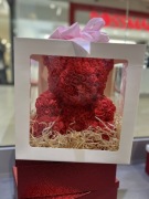 Miś z Róż – Ręcznie Wykonany Prezent Premium (HANDMADE) 