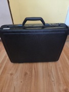 Neseser męski czarny wysokość 33 cm a szerkość 44 cm