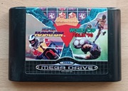 3 gry - Sega Megadrive PAL Hang on, Collumns, World cup Italia 90