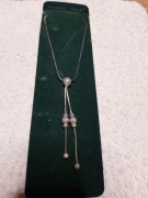 Naszyjnik Wisiorek Zawieszka Wiszące Kulki na Łańcuszku