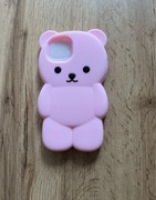 Różowe silikonowe etui case do iPhone 13