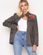 Kurtka Parka Sisters Point zielona khaki 34