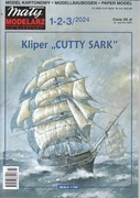 MAŁY MODELARZ 1-2-3/2024 kliper  CUTTY SARK