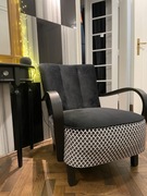 2 Fotele Art Deco Jidrich Halabala po renowacji