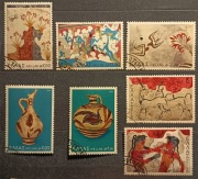 Znaleziska archeologiczne z Thery (Santorini). Grecja 1973