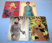 Pramo 1966 Praktische Mode x 4 wykroje Vintage