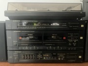 Retro zestaw Pioneer lata 80-90 sprawny 100%brak gramofonu