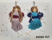 ANIOŁKI dekoracja TWORZONA RĘCZNIE