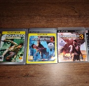 gry serii Uncharted cała kolekcja na Sony PlayStation 3