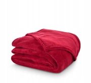 Koc poliester 150 cm x 200 cm odcienie czerwieni