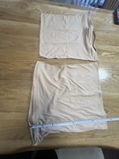 Dwie nowe bawełniane Bezowe poduszki na zamek błyskawiczny 40 na 40 cm