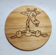 Drewniana podstawka pod kubki filiżanki szklanki unikatowe wzory