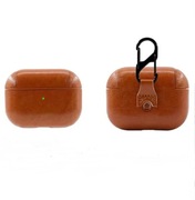 Apple Airpods 3 etui brązowa ekoskóra brąz