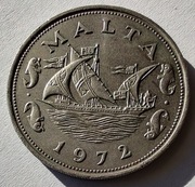 MALTA 10 Cents 1972 ŁADNA
