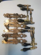 STARE KLAMKI Z SZYLDAMI ŁADNE