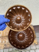 Kamionkowa forma do Babki 2 szt PRL