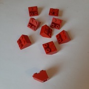 Lego 3660 czerwony Slope Invert 45° 2 x 2