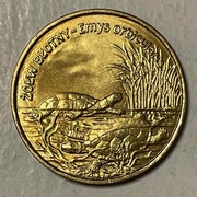 Moneta Polska 2 złote 2002 Żółw błotny