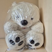 MIŚ POLARNY pluszak maskotka dla dzieci BIAŁY MISIEK 60 cm duża przytulanka