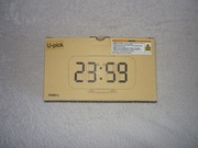 Cyfrowy budzik kolor różowe złoto