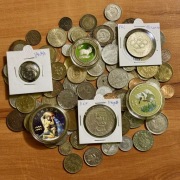 Zestaw ponad 100 Starych Monet Polska IIRP Traugutt Kanadyjski Liść Klonowy