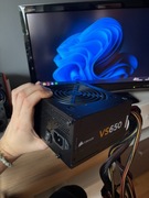 Zasilacz CORSAIR VS650 | 650W | Certyfikat 80 PLUS