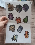 Naklejki Pokemon 10 sztuk wz12