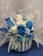 Świece sojowe świąteczny box, zestaw, prezent na święta 