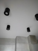 Tuby, oprawy sufitowe, czarne 