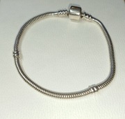 Bransoletka Srebro 925, baza do charms, dł. 19,5 cm.