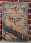 Tablica Ouija z planchetą drewniana rękodzieło dekoracja ezoteryczna