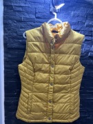 Colours of the world,  musztardowy bezrękawnik puchowy rozmiar M