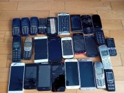 Mix telefonów elektroniki zestaw złom