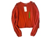 Bluza z koronkowymi wstawkami, Stradivarius, S - luźna