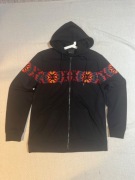 Bluza Vistula czarna XL na zamek haftowany wzór jak nowa