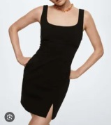 Czarna krótka sukienka rozmiar 38