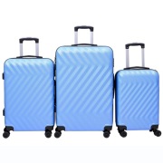 Zestaw walizka Pierre Cardin MED12 x3 Z niebieski