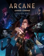 Plakat Arcane League of Legends LoL Jinx Vi Serial Netflix Poster 50x70