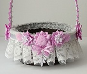 Koszyk, koszyczek wielkanocny na święconkę + serwetka 