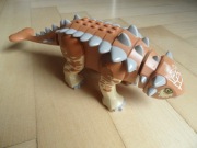 Klocki Jurassic World figurka dinozaur - duży ANKYLOZAUR ok 28 cm