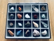 Minerały Świata NATIONAL GEOGRAPHIC nr 21-40, piękne minerały i książeczki