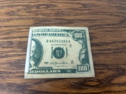 Portfel 100 dolarow portfel vinatge PRL