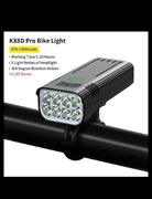 Lampa rower NATFIRE 10000mAh NKX-8D PRO POWERBANK + wyświetlacz LCD